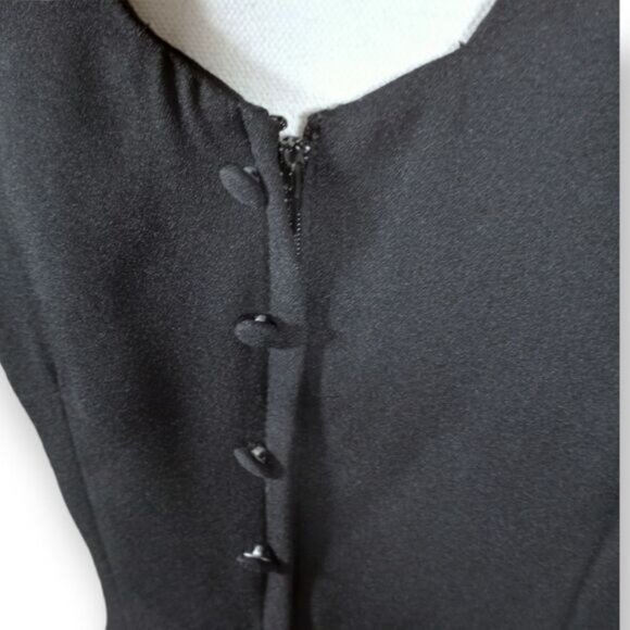 SAG HARBOR BLACK DRESS SZ.6 EUC - Picture 5 of 6